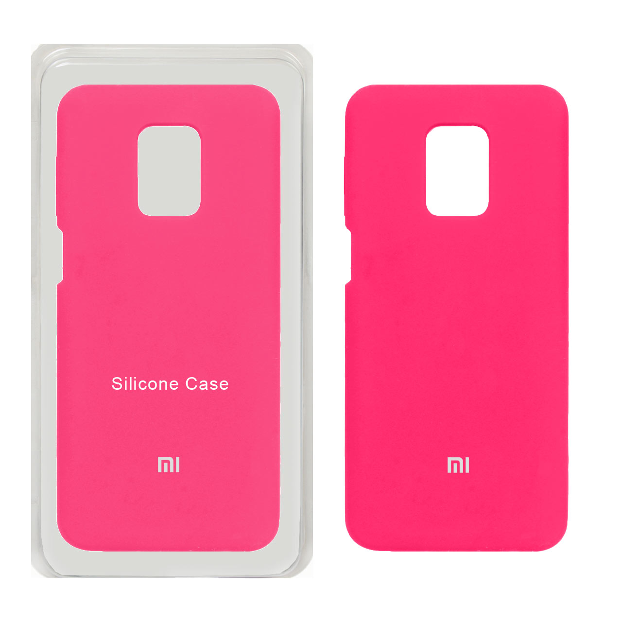 قاب سیلیکونی پاک کنی اورجینال Xiaomi Redmi Note 9S / Redmi Note 9 Pro / Redmi Note 9 Pro Max - صورتی فانتزی (پک اصلی)